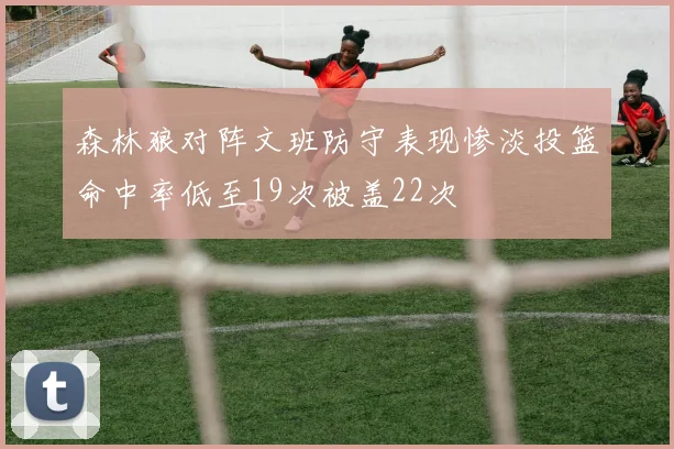 森林狼对阵文班防守表现惨淡投篮命中率低至19次被盖22次